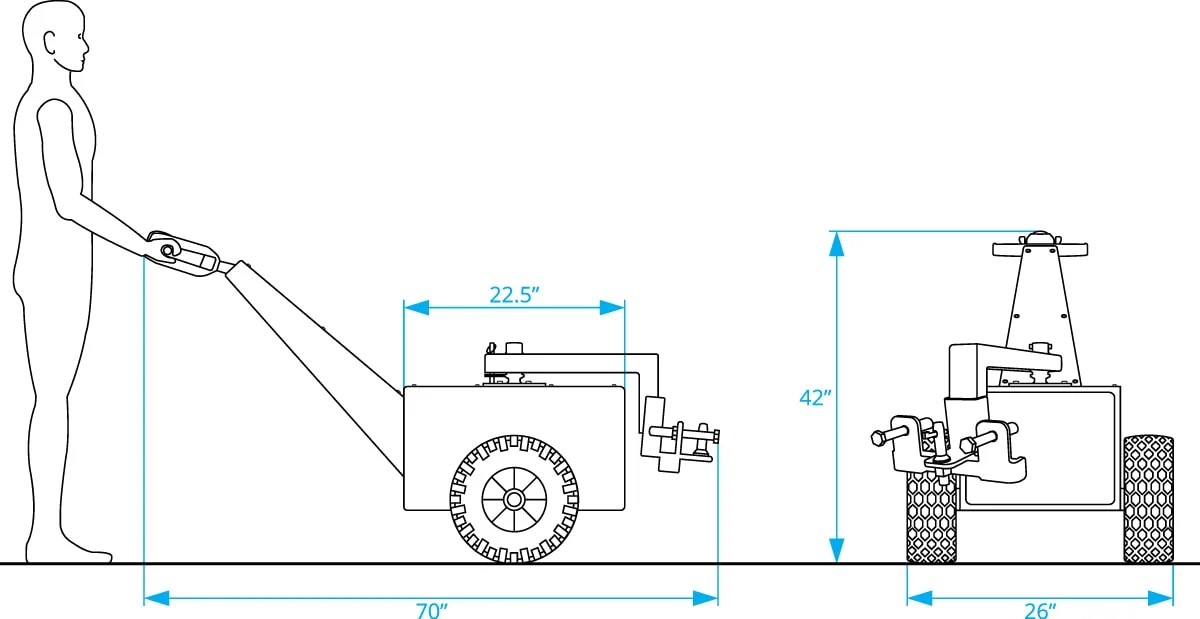 Bin Tug Dimensions Bin Tug Dimensions